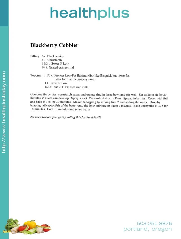 Blackberry Cobbler
